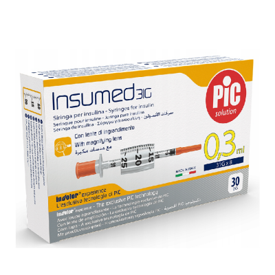 Bơm tiêm insulin Insumed 0.3ml 31G x 8mm